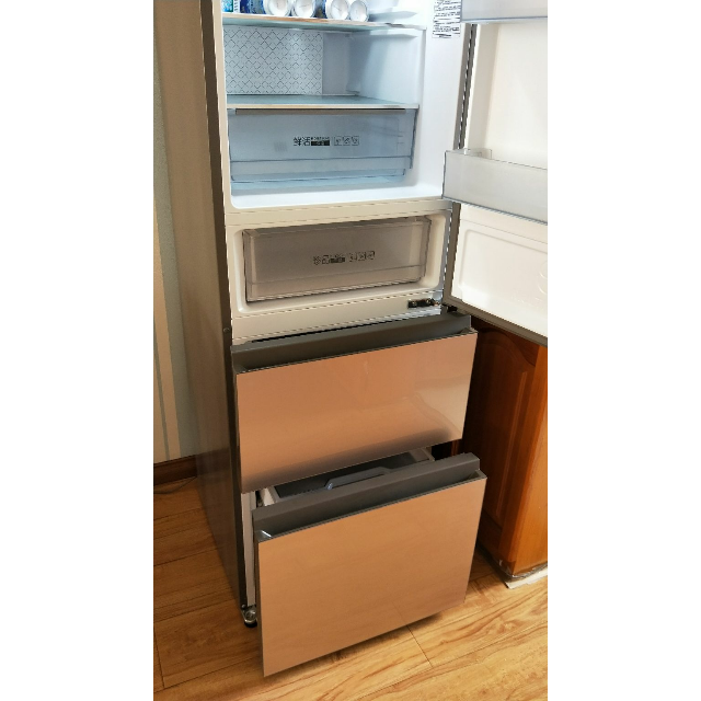 海尔haierbcd235wfci235升三门冰箱风冷无霜干湿分储变频家用1级能效