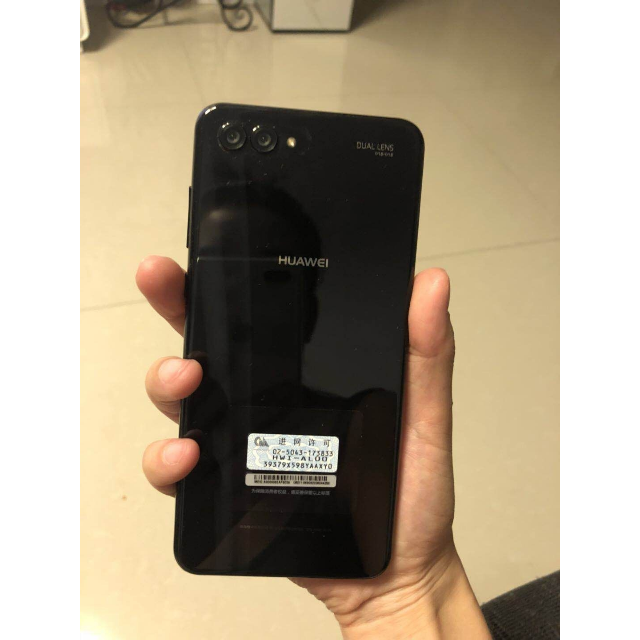 华为huawei华为nova2s全网通版6gb64gb曜石黑色移动联通电信4g手机