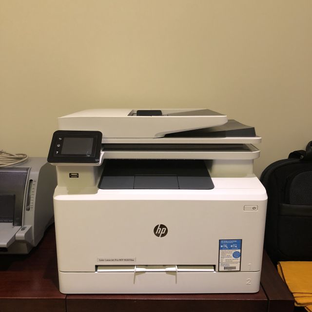 惠普hpm281fdwa4彩色激光一体机打印复印一体机自动双面打印无线打印