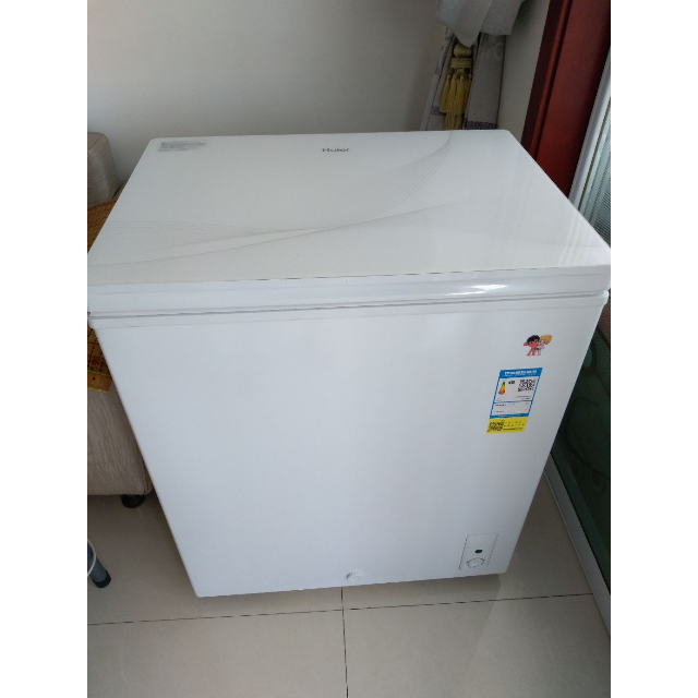 海尔haierbcbd146hcd146升家用冰柜冷藏冷冻转换冷柜彩晶小型迷你冰箱