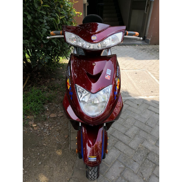 迅鹰电动车电瓶车电摩踏板摩托车72v双人60v祖玛自行车96v1500w 黄色