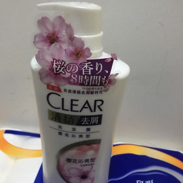 清扬clear去屑洗发水樱花沁爽型750g所有发质适合成人