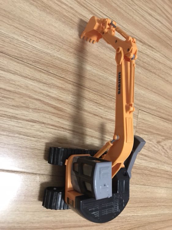 挖土车挖掘机可旋转 男孩儿童塑料玩具小汽车模型礼物 3岁以上 工程