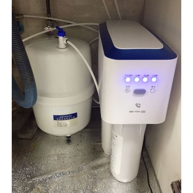 沁園qinyuan家用廚下式淨水器雙出水ro反滲透直飲純水機krt3800