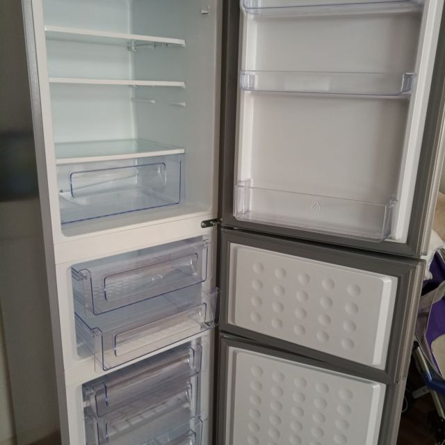 中门软冷冻 即切即用 节能养鲜hips环保内胆(星空银)冰箱一人高,身材