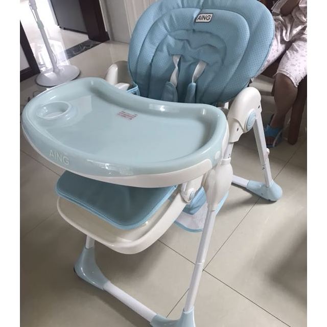 aing爱音c018儿童餐椅欧式多功能便携可折叠宝宝餐桌椅婴儿餐椅