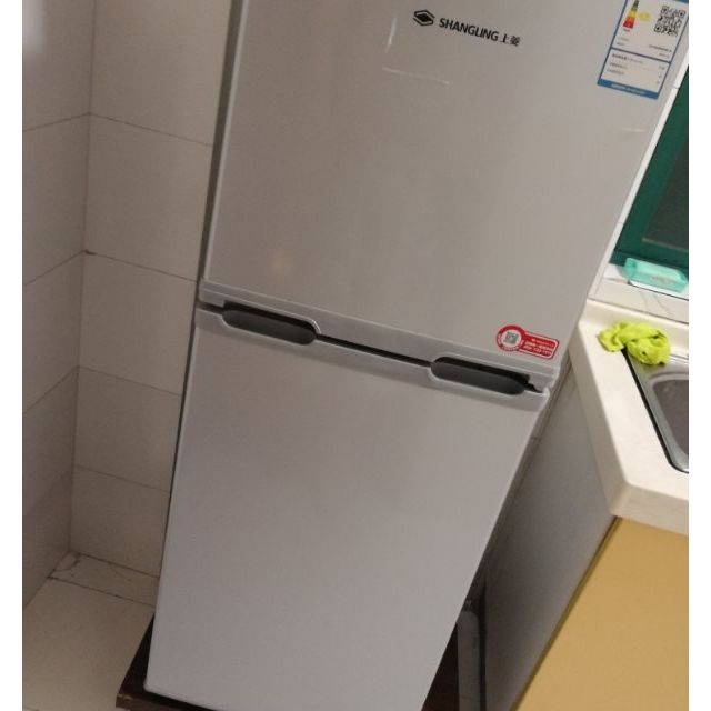 上菱(shangling) bcd-137c 137升双门冰箱 静音节能两门小冰箱 租房