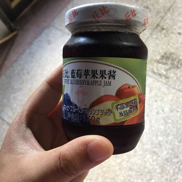 > 丘比 蓝莓苹果酱170克 调味品 烘焙蛋糕果酱 早餐三明治抹面包 厨房