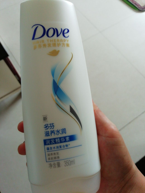 多芬(dove)滋养水润润发精华素350ml【联合利华】晒单图