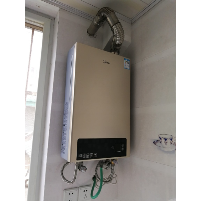 20-12wl5e2(t)美的燃气热水器 天然气冷凝恒温一级能效12升强排洗澡