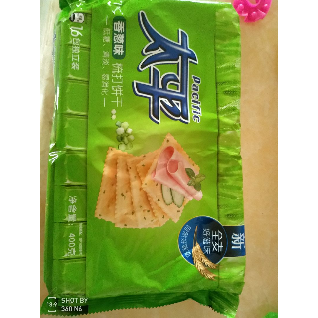太平梳打饼干香葱口味400g新旧包装随机发货