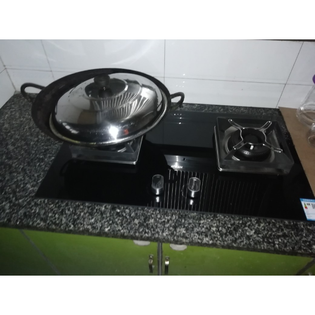 老板robam燃气灶jzt56b0天然气42kw嵌入式钢化玻璃面板