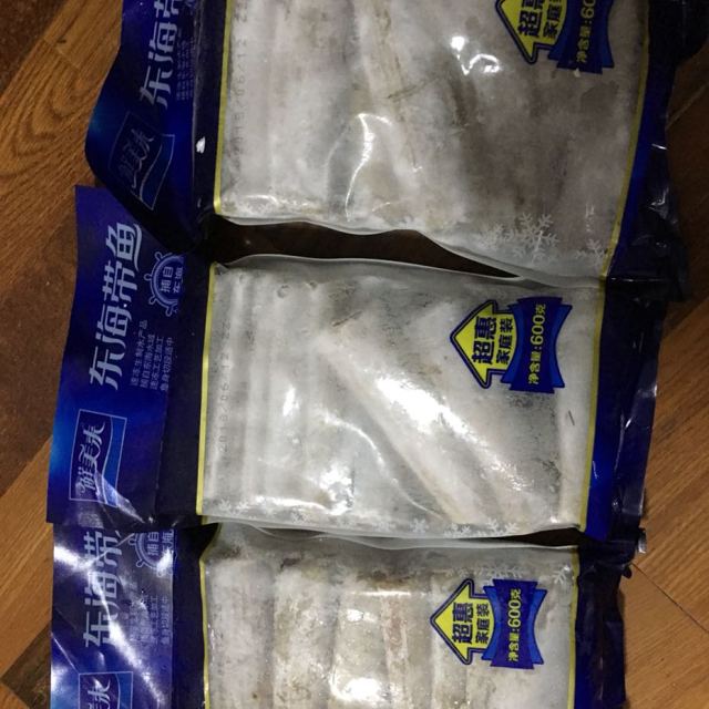 鲜美来东海带鱼600g新鲜带鱼段海鲜水产