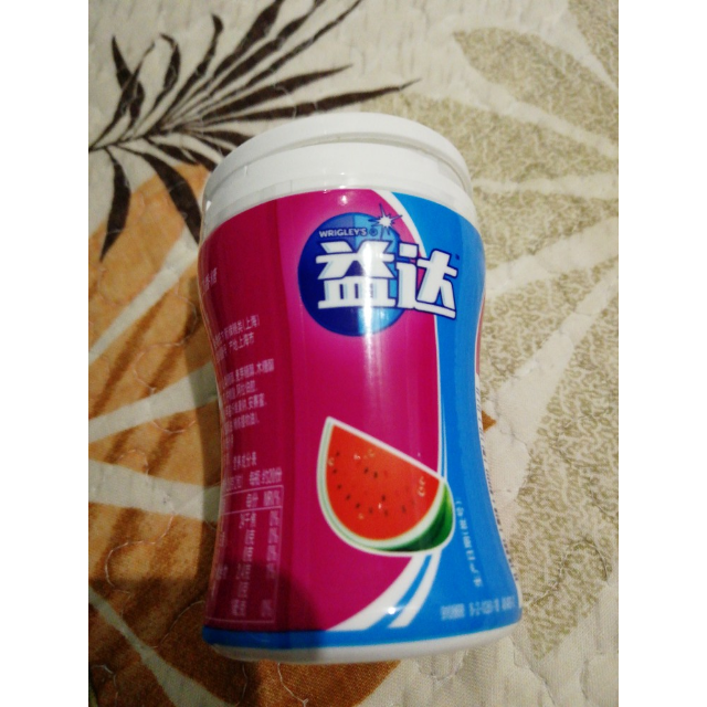 益达extra口香糖清爽西瓜味40粒56g