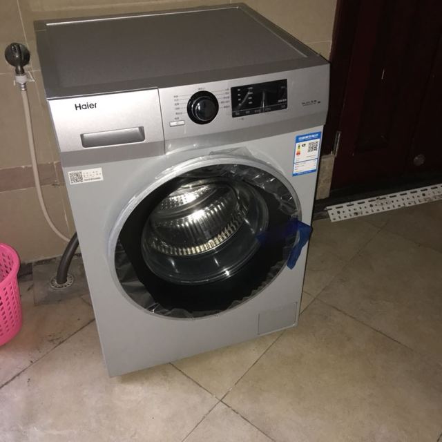 海尔(haier) xqg80-b12726 8公斤变频滚筒洗衣机 变频电机 静音节能