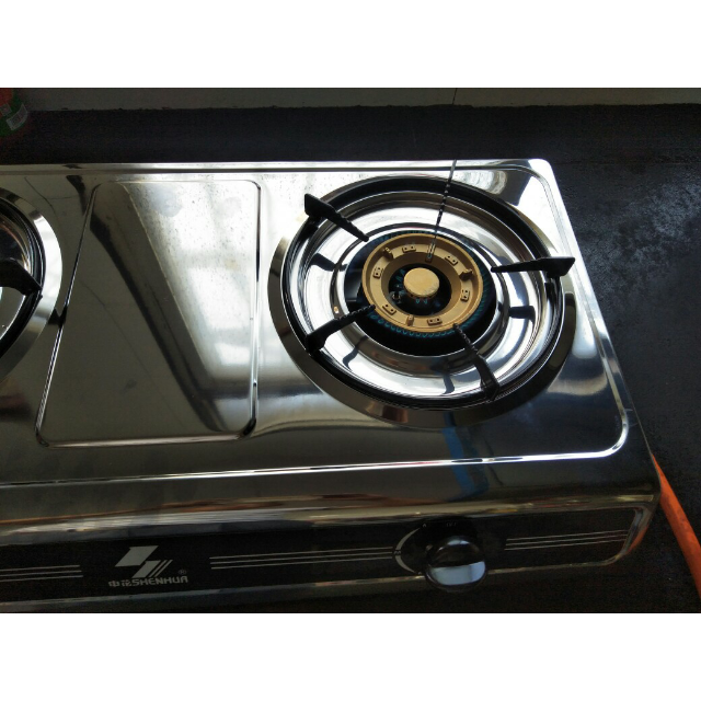 申花shenhua台式燃气灶不锈钢煤气灶双灶节能灶具台灶液化气