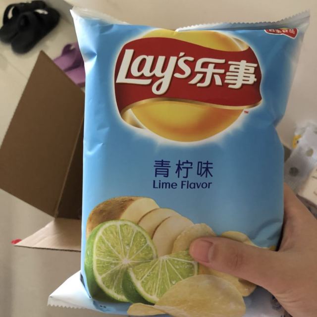 乐事lays薯片清新清爽青柠味70g袋装休闲零食增量装随机发货