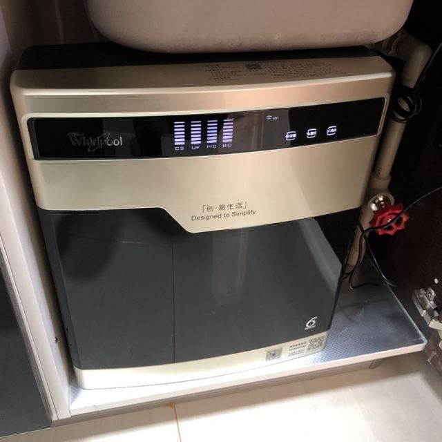 whirlpool惠而浦直饮净水机r600c88净水器厨下式600加仑进口反渗透膜