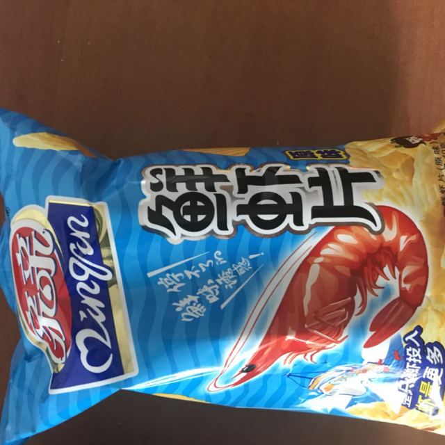 亲亲膨化食品鲜虾片原味40g休闲零食