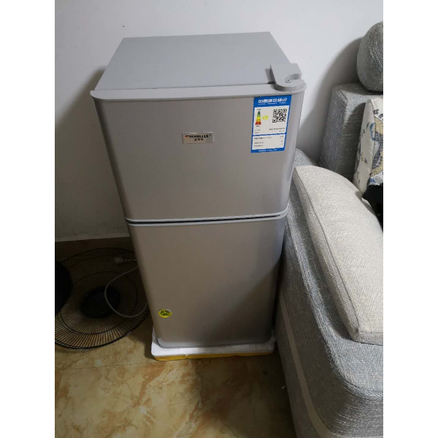 德姆勒demullerbcd112112升双门迷你小冰箱冷藏冷冻家用两门小型冰箱