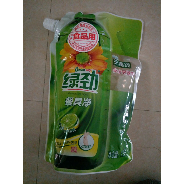 绿劲新一代餐具净柚子柠檬袋装13kg威露士walch出品