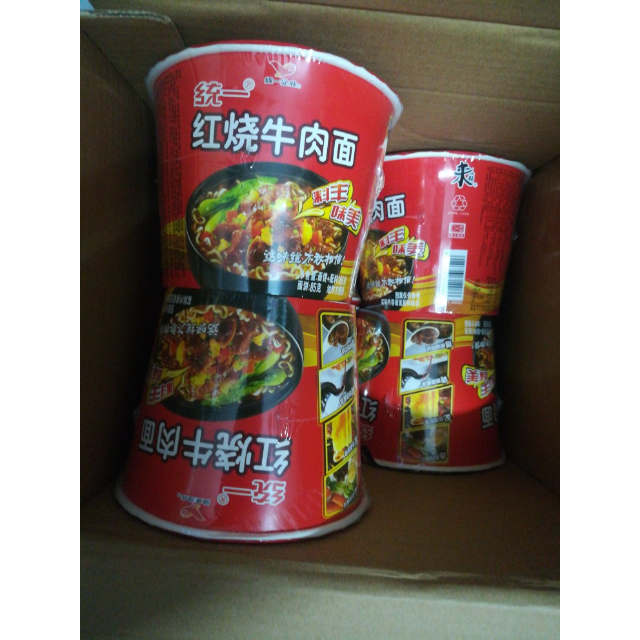 统一gs来一桶红烧牛肉面红烧味方便面其他105g12桶装