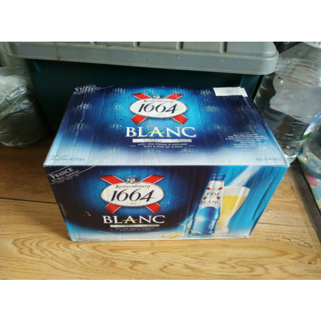 进口啤酒 进口1664白啤酒 克伦堡1664白啤酒 整箱330ml*24瓶