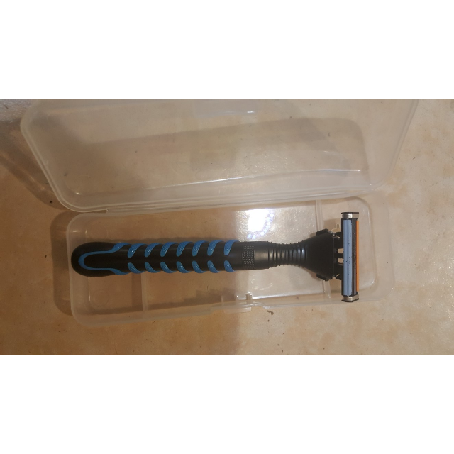 6刀头1刀架gillette吉列威锋3手动剃须刀1刀架6刀头男士老式速刮胡刀3