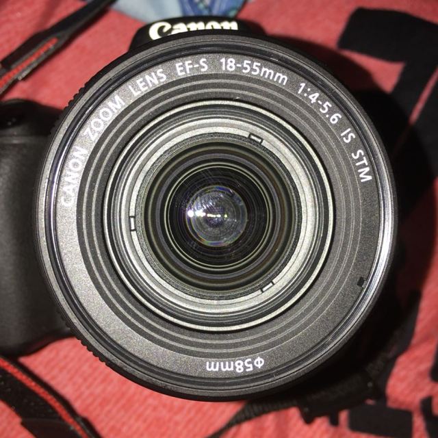 佳能canon迷你單反eos200d1855黑色數碼相機單反單鏡頭套裝約2420萬