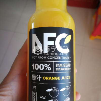 農夫山泉果汁/果蔬汁 農夫山泉100%nfc橙汁300ml*24瓶整箱【價格 圖片