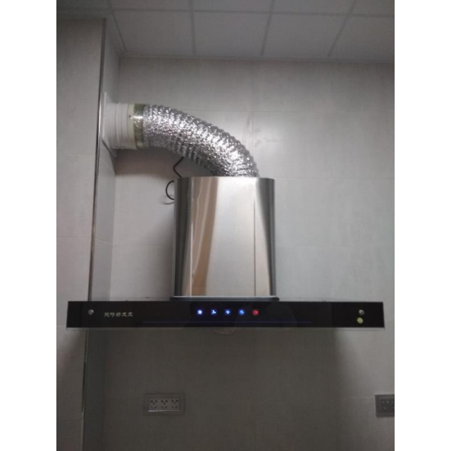 17立方米欧式顶吸式抽油烟机 智能体感触控式t型吸油烟机 大吸力排烟