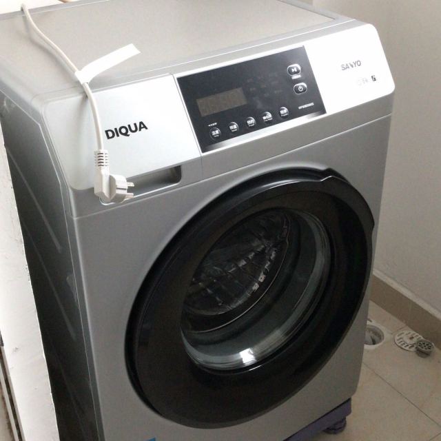 三洋sanyowf80bs565s8公斤全自动洗脱一体滚筒洗衣机桶自洁随心洗涤