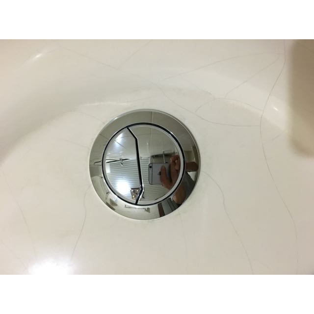卫浴五金套件按钮 抽水马桶水箱配件冲水按键 老式圆形双按键开关马桶