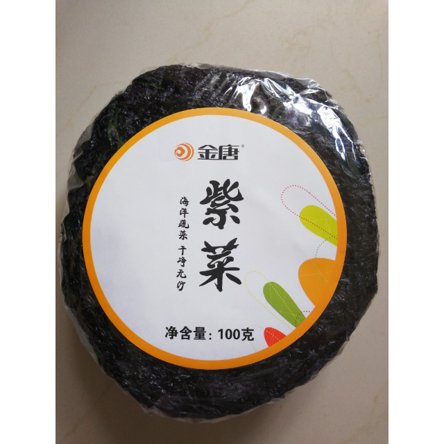 金唐ktang紫菜干100g袋海产干货煲汤南北干货袋装干菜新老包装随机