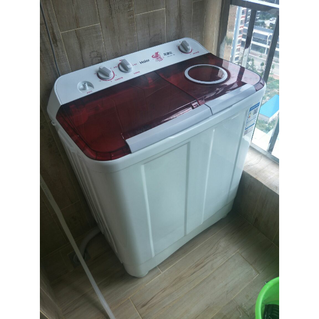 海尔haier9公斤半自动家用双缸双桶海尔洗衣机