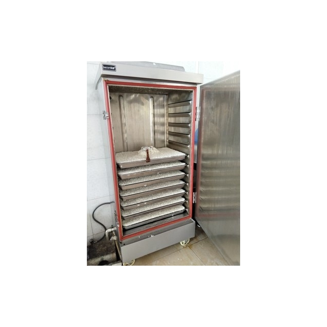 乐创leconlc2k004商用蒸饭柜蒸饭车全自动蒸饭箱6盘电蒸箱蒸饭机电热