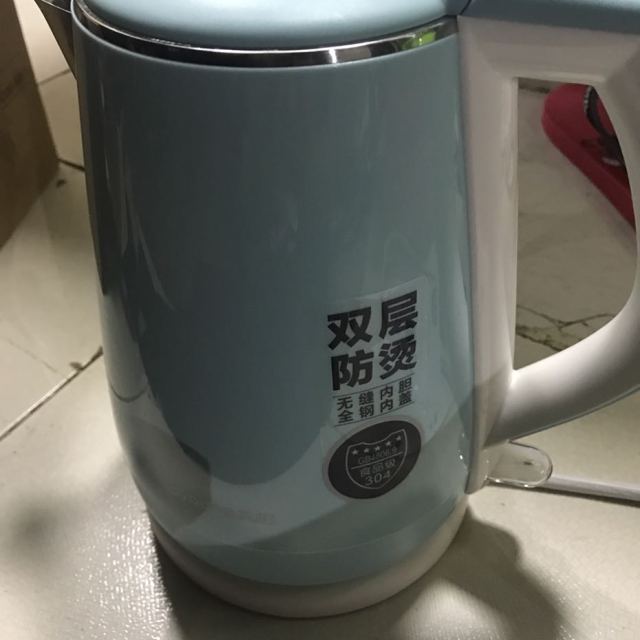 九阳joyoungk15f23电热水壶食品级304不锈钢双层防烫15升开水煲