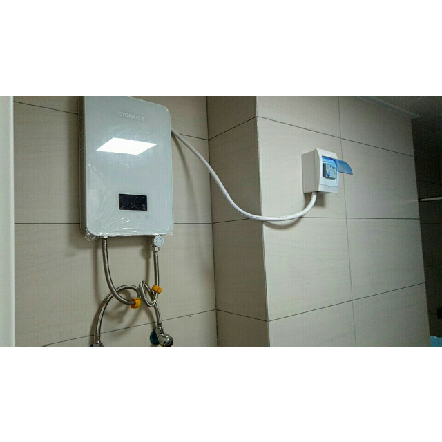 约克york厨卫电器即热式电热水器ykf2速热小厨宝热水器6500w4平方线可