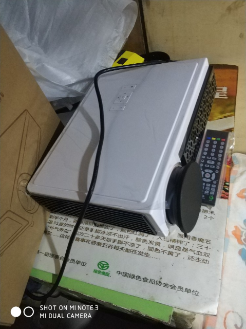 轰天炮gp9wifi升级版投影仪微型迷你高清家用1080p便携式投影机苹果