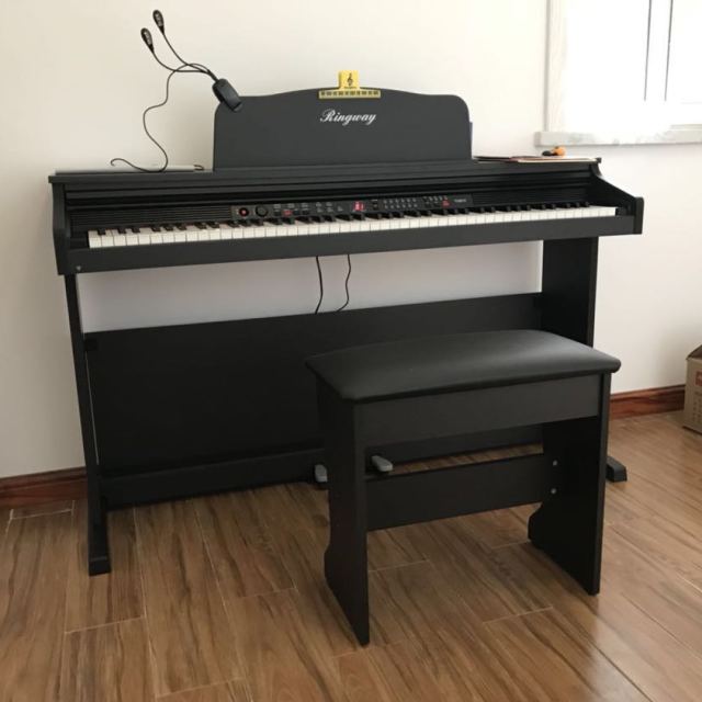 吟飞电钢琴tg8810成人儿童教学电子数码钢琴88键推拉琴盖tg8810