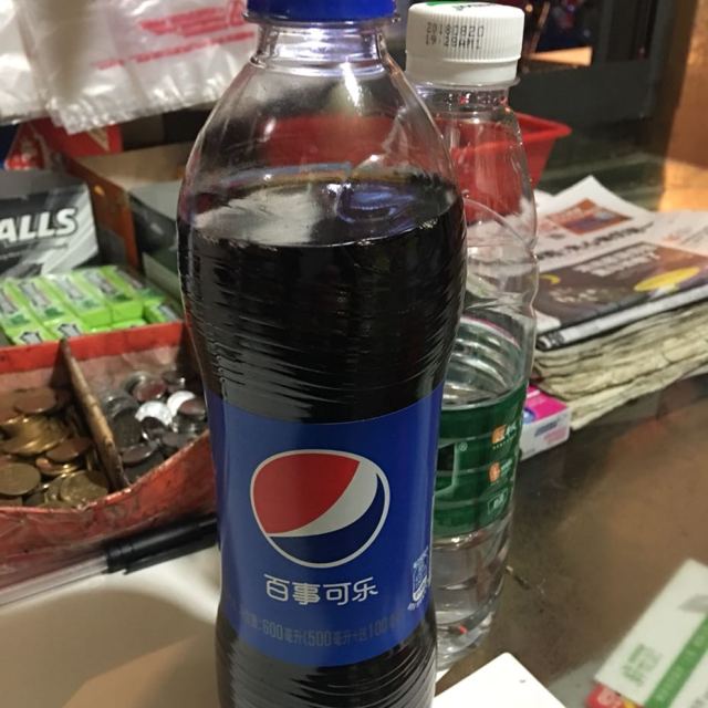 百事可樂可樂型汽水500ml24瓶箱裝塑包碳酸飲料