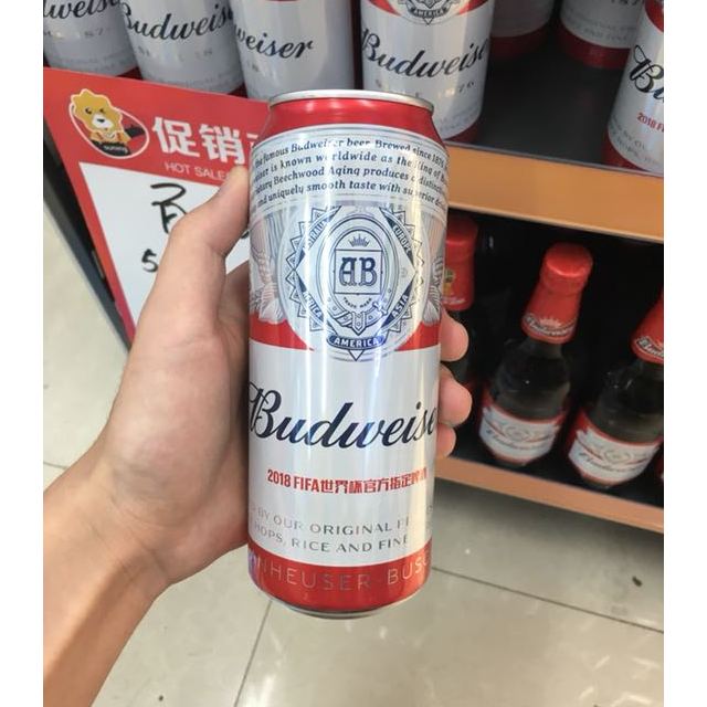 百威啤酒真实图片