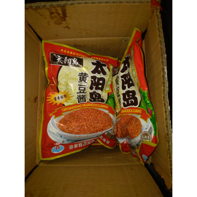 太阳岛正宗东北大酱大豆酱500g5袋装炸酱面豆瓣酱黄豆酱葱蘸酱