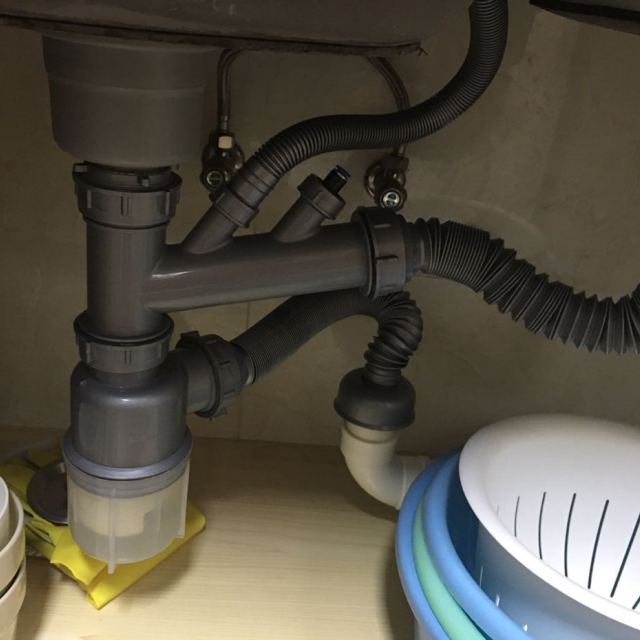 潜水艇submarine面盆下水管防臭面盆下水管排水软管台盆防臭塞密封墙