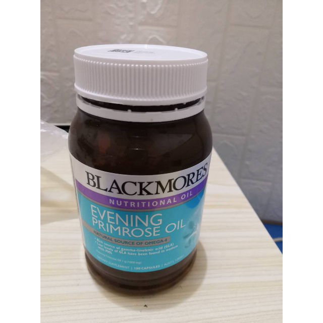 blackmores澳佳宝月见草油胶囊190粒瓶装改善痛经平衡内分泌