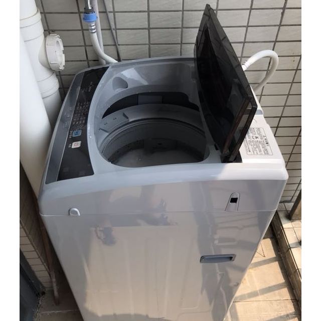 美的mideamb55v3055公斤全自动波轮洗衣机不锈钢内桶桶自洁灰色学校