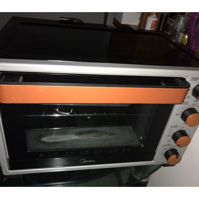 美的midea电烤箱t3l324d热风循环独立温控机械式大容量家用电烤箱