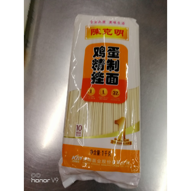 陈克明鸡蛋精制挂面1000g1