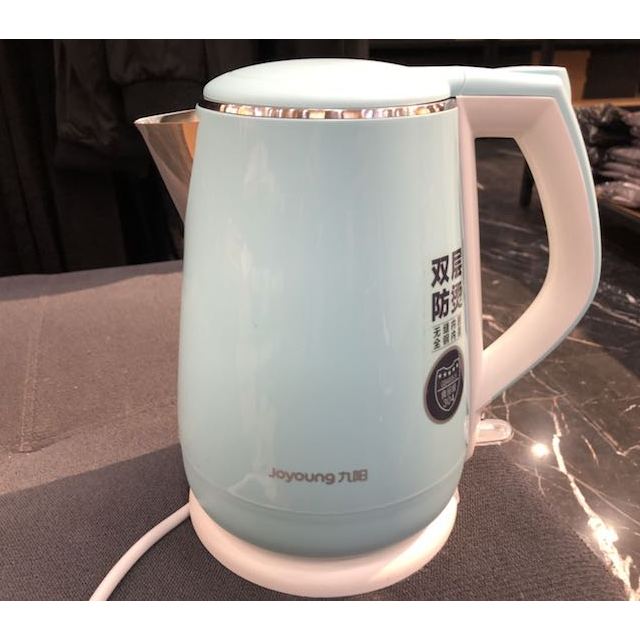 九阳joyoungk15f23电热水壶304不锈钢防烫烧水壶开水煲15l容量官方