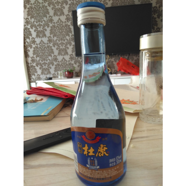 白水杜康蓝柔头曲52度300mlx6整箱装清雅香型纯粮白酒